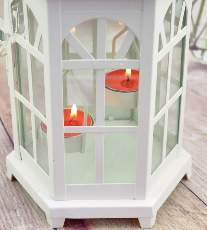 Creative Metal Hollow Candle holders White and black Craft Light Tea Home Decoration Candlestick Wedding Chandelier | Дом и сад