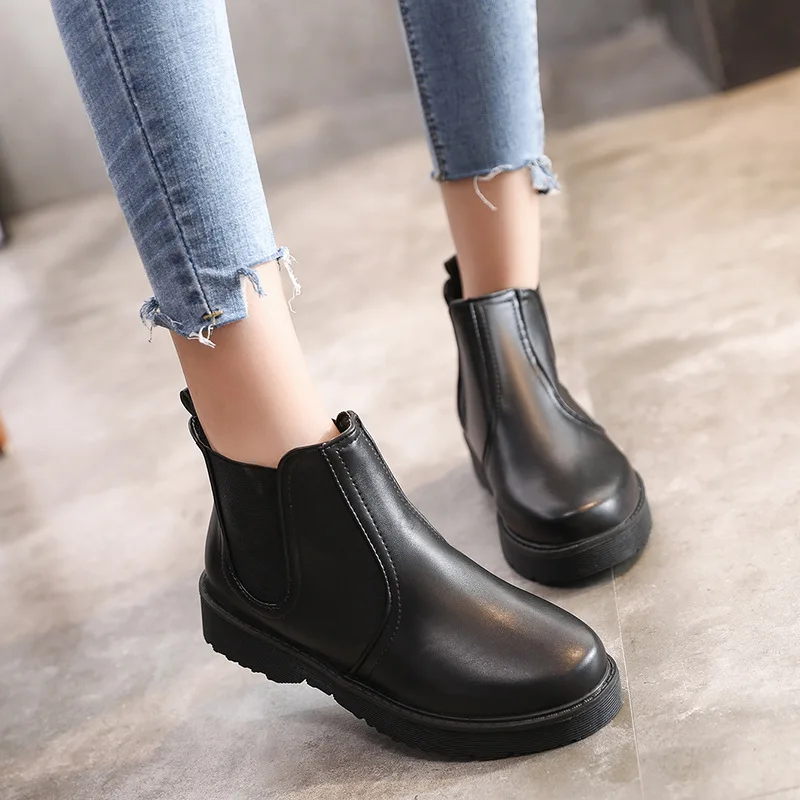 Женские ботинки модные ювелирные изделия Maylooks женские сапоги круглый носок