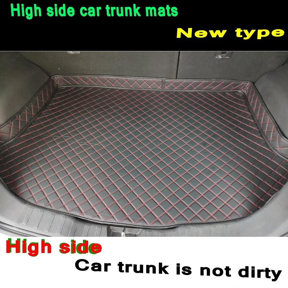 

ZHAOYANHUA Custom fit Heightened side car Trunk mats for Mercedes-Benz C E S R GIK ML class CLA GLA A160 A180 B200 B180 CLA