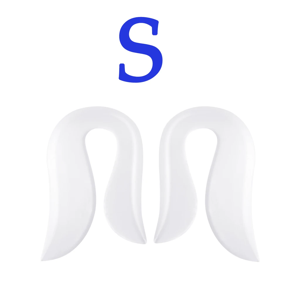 Sunvo силиконовые гелевые вставки для пятки u-образные подошвенные фасцииты пятки Шпоры обезболивающие защитные стельки унисекс повседневные подушечки - Цвет: Size S