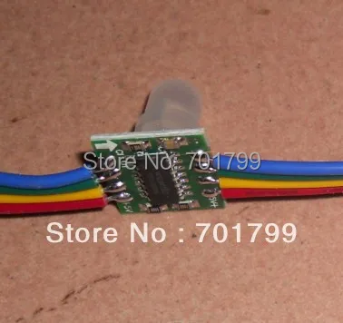Пиксельный узел WS2801 50 А не водонепроницаемый вход 5 в постоянного тока|string mop|string