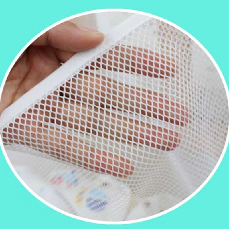 

BalleenShiny Multifunctional Mesh Baby Laundry Storage Bags Large Capacity Dirty Clothes Bags Pouch Baby Car Bedside Organizer