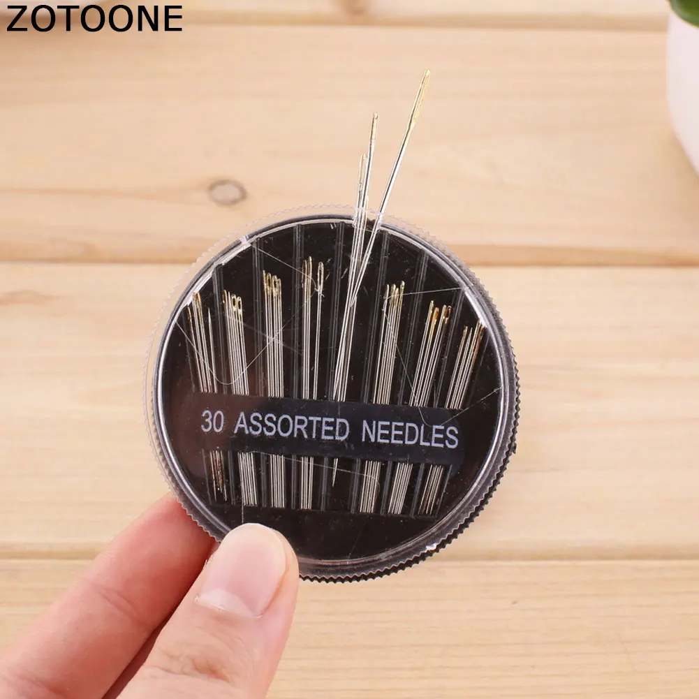 ZOTOONE 30 шт. Ассорти ручной Швейные иглы для Вязание вышивка ремонт ремесло