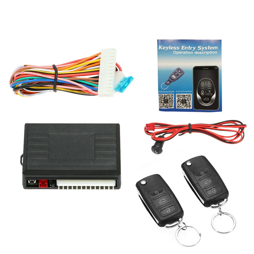 Универсальный Автомобильный Дверной замок система доступа без ключа для