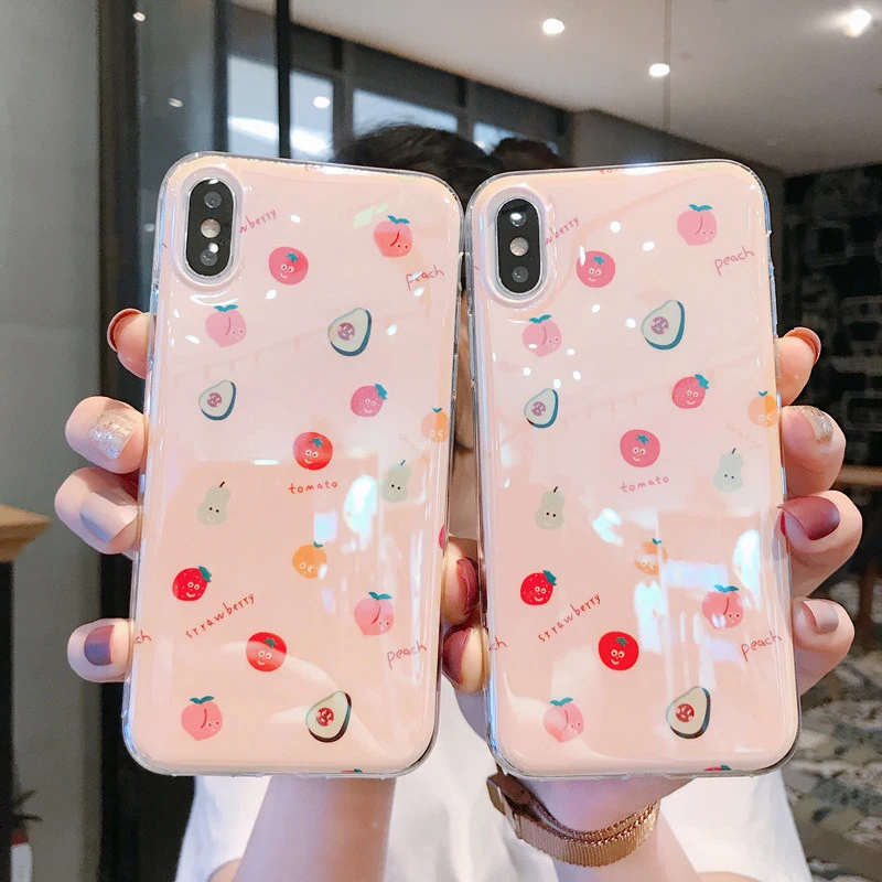 Синий светильник фрукты мягкие чехлы для huawei P30 P20 P10 Коврики 10 20 Pro Lite Honor 8X9 10 Lite 20 Pro 20i V20 Nova 3 3i 4 5 Pro 5i
