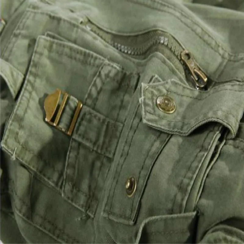 Mens Casual easy wash Male autumn Pants New Men Cargo army green grey black big pockets decoration Free shipping | Мужская одежда