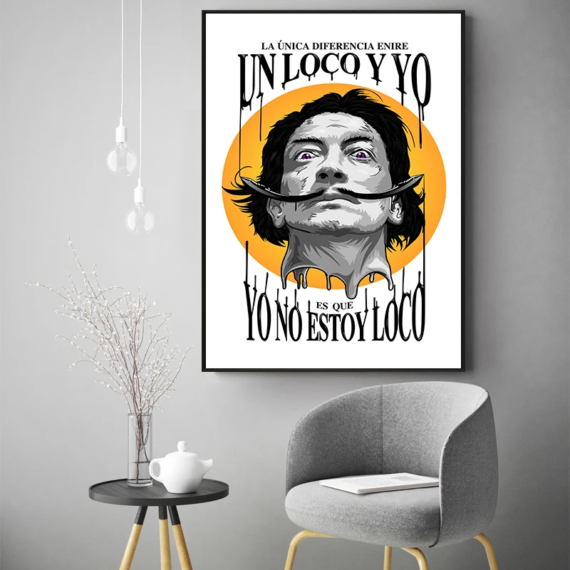 FGHGF испанский сюрреалистист художник Salvador Dali Картина на холсте художественный
