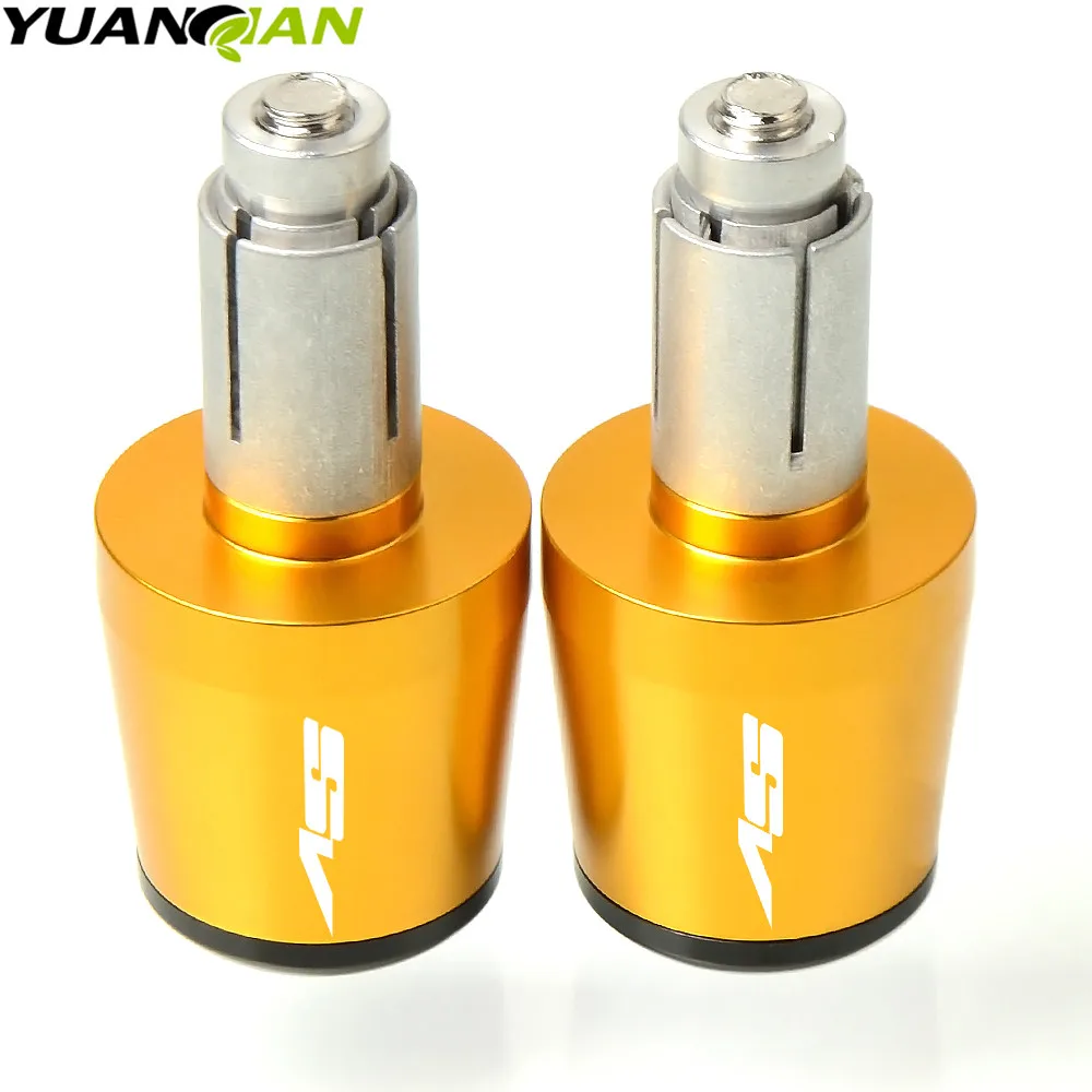 CNC 22 мм мотоциклетные ручки крышка руля заглушки для Suzuki SV650S SV 650S 1999 2009 захваты