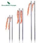 Безграничное путешествие из титана для палатки ногтей легкий кемпинг аксессуар для палатки колышки ультралегкие колышки для палатки 20 24 30 см