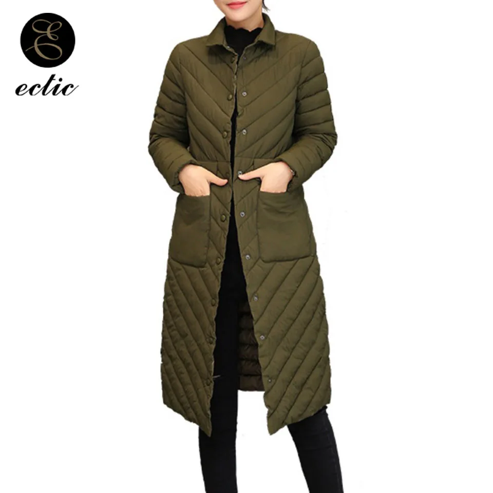 Женская парка 2019 Doudoune Femme Piumino Donna Inverno теплый длинный пуховик с высоким воротом