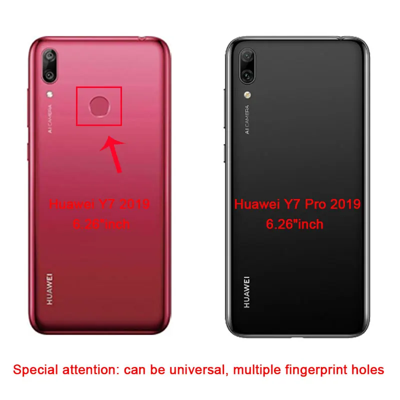 Чехол для Huawei Y6S Y9S Y5 Y6 Y7 Prime Y9 Pro 2018 2019 Гибридный ПК + ТПУ двухслойный противоударный
