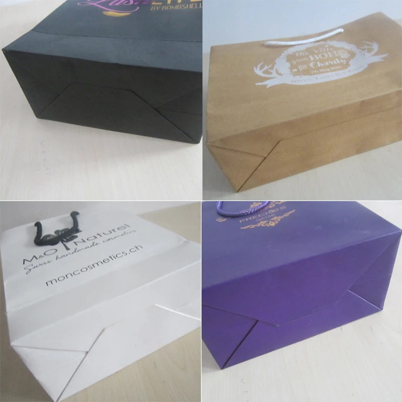 

200pcs Wedding Paper Bag White Kraft Paper Bag Custom Small Packaging Bags Custom Reusable Gift Bag Bulk Paper Bag Logo Print