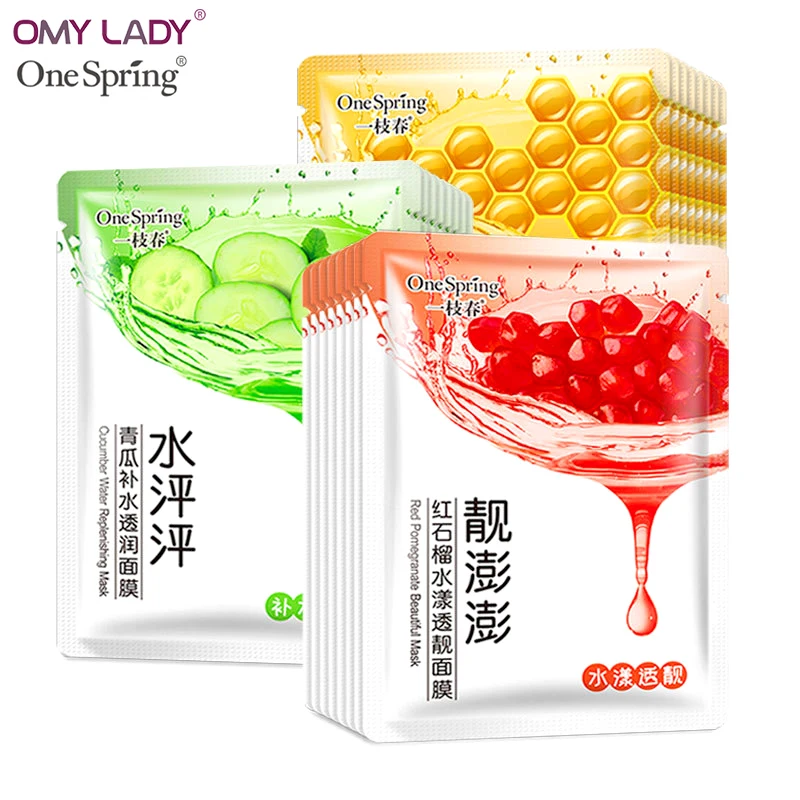 OMY LADY ONE весенний гранатовый огурец медовый уход за кожей увлажняющая маска для