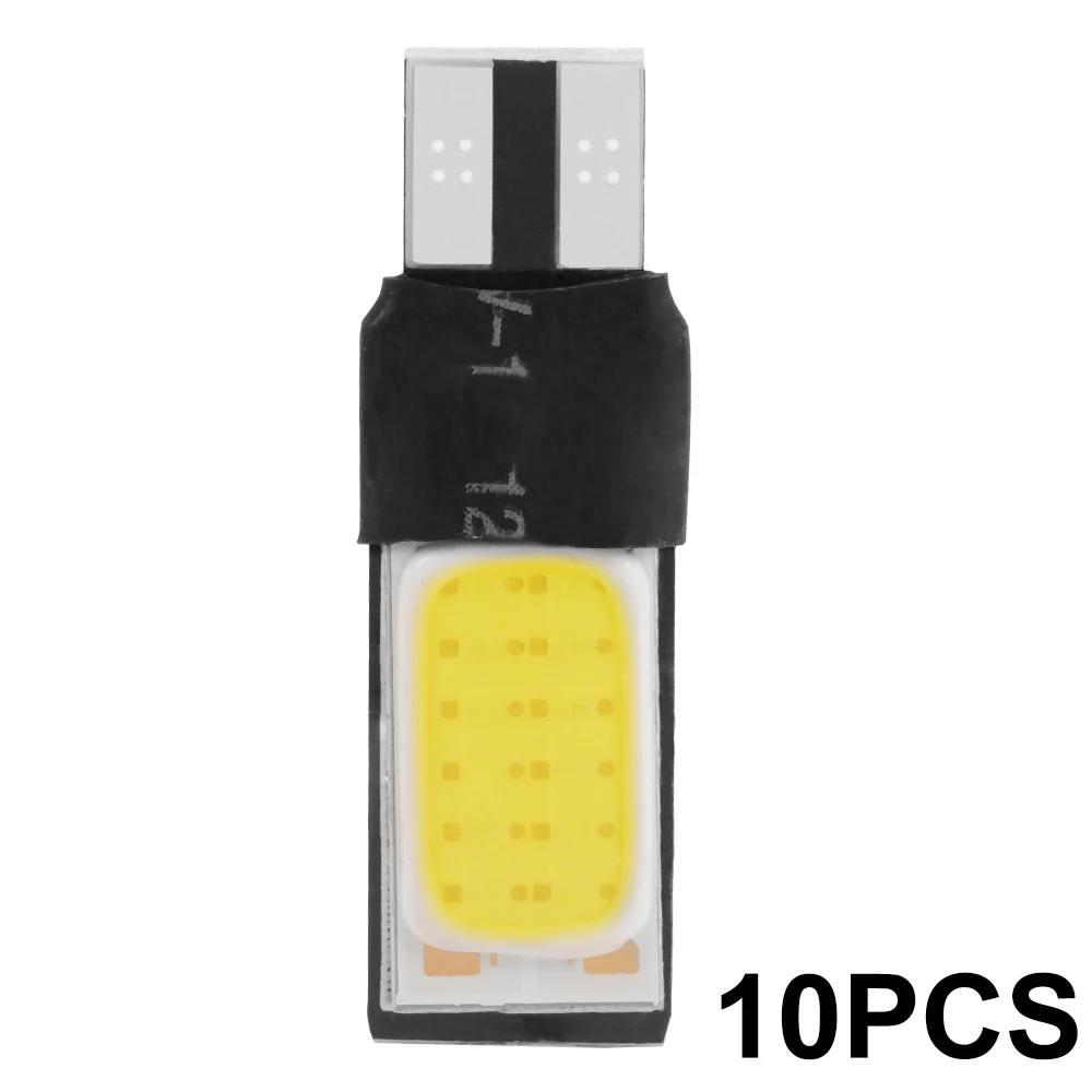 10x T10 Автомобильные светодиодные лампы без ошибок Canbus 24SMD COB белый W5W 194 боковой