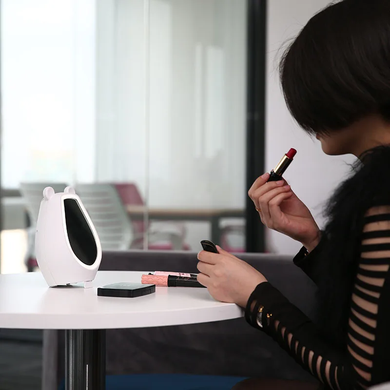Спикер макияж зеркало свет Смарт спящие часы творческий будильник с Bluetooth | Дом и