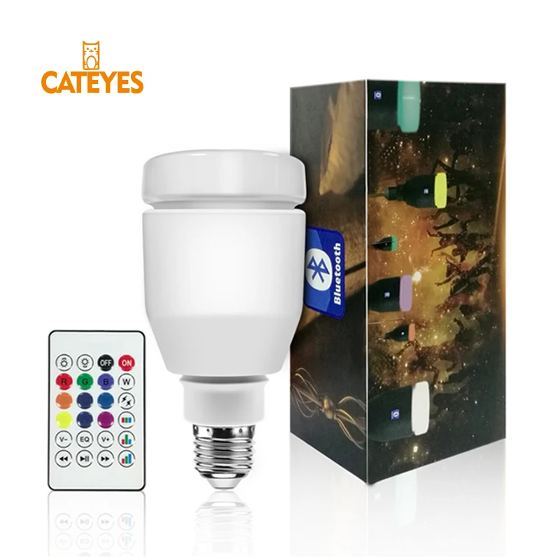 Умная светодиодная RGB лампа E27 110 В 220 RGBW 7 Вт 5 беспроводной цветной пульт