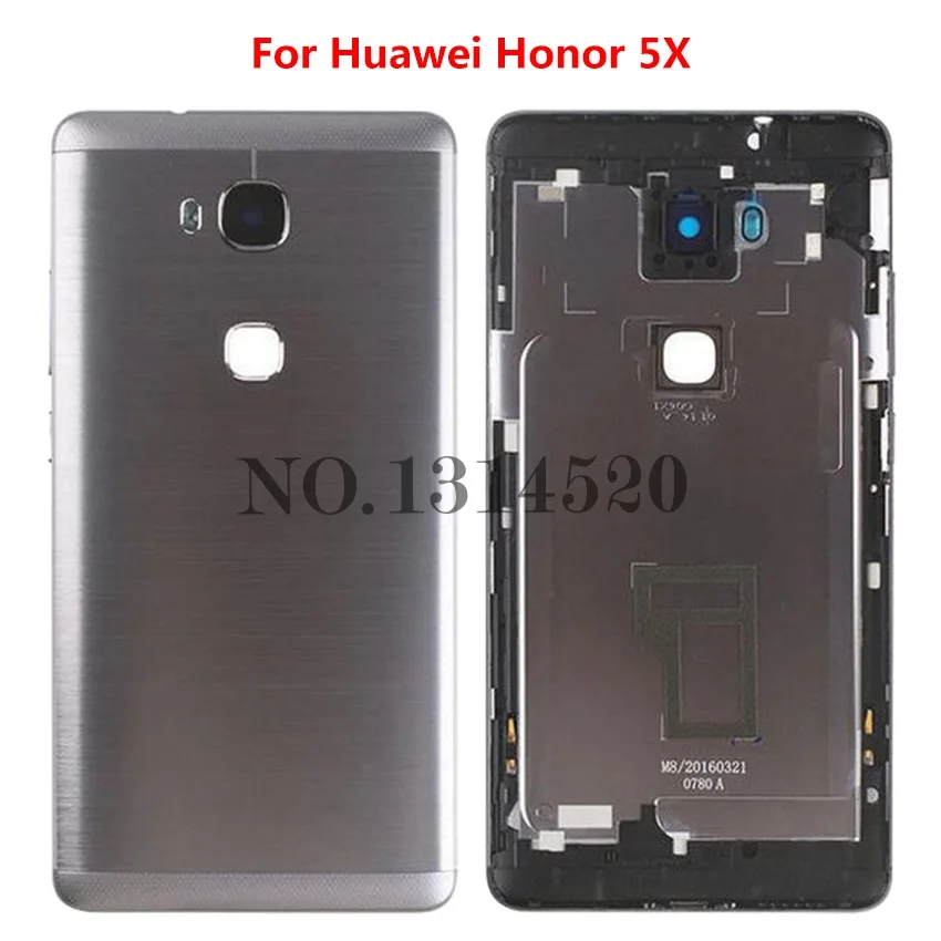 Задняя крышка аккумуляторного отсека чехол для Huawei Honor 5X с объективом камеры и