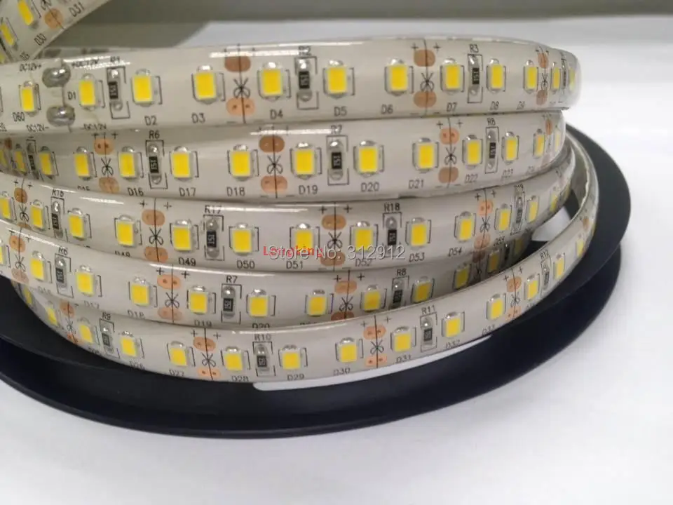 Гибкая светодиодная лента 5 м 12 В IP65 2835 300Led s 30 Вт 14 лм/светодиодный Высокая яркость