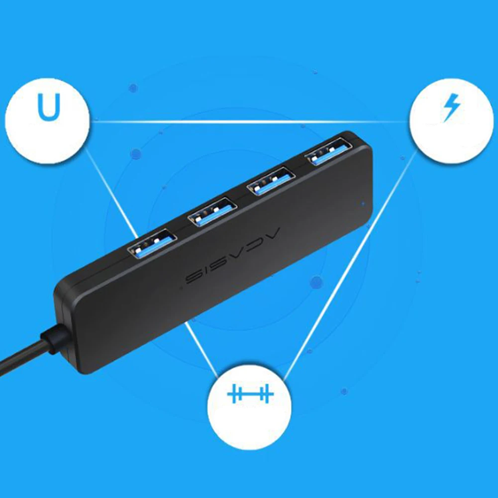 Портативный мощность ноутбука Высокое скорость Мобильные аксессуары Hub легкий USB