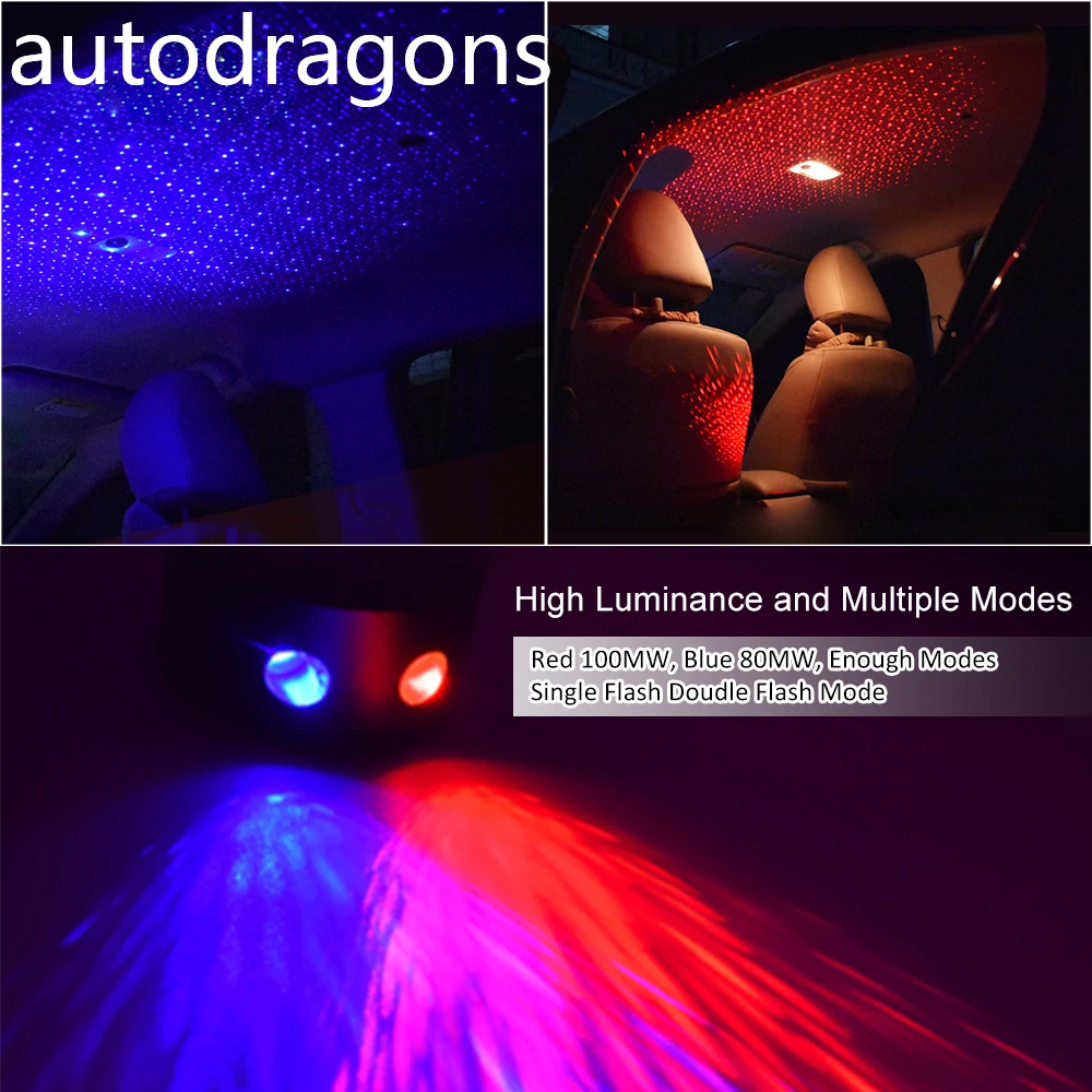 Автомобильный потолочный светильник autodragon неоновая лампа с мерцающим эффектом