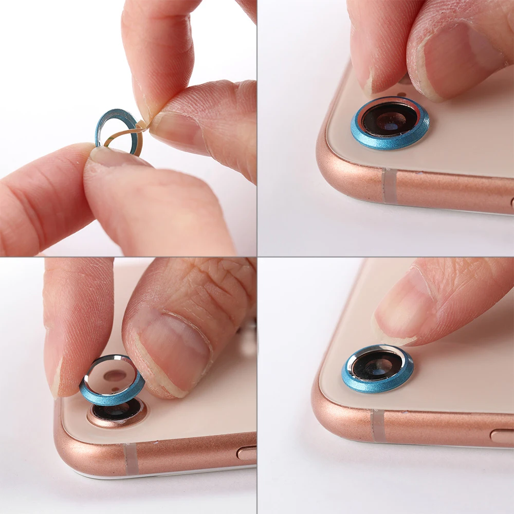 Для iPhone X Xs Max XR защитное кольцо для объектива смартфона камера металлический