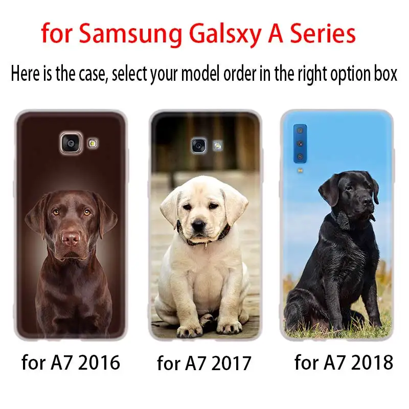 Собак ретривера Лабрадора чехол для телефона для samsung Galaxy A10 A20 A30 A40 A50 A60 A70 A6 A8 плюс A7 A9 A3 A5 чехол Coque