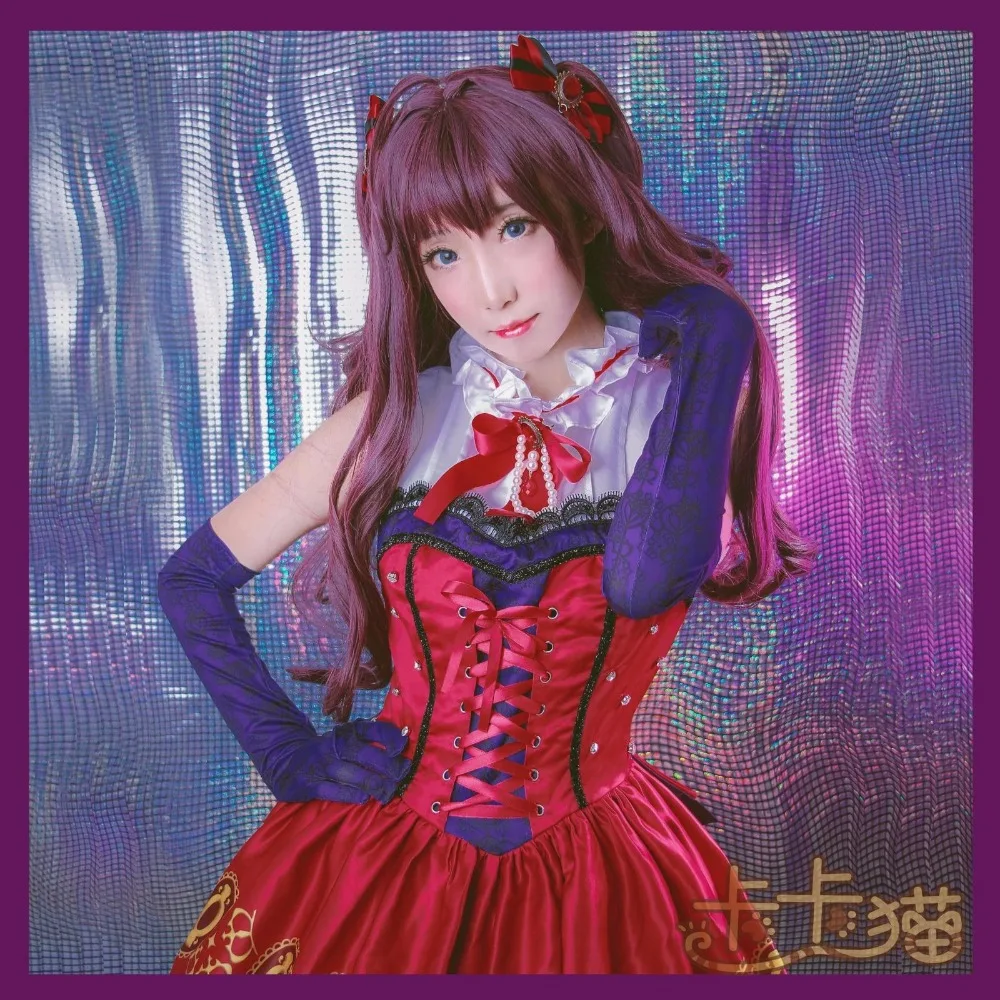 Бесплатная доставка Костюм Золушки для девочек IDOLM @ STER ичиноз косплей Шики