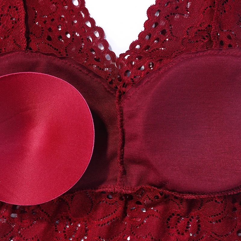 Прозрачное бра 2018 женский бюстгальтер пуш-ап Bralet корсет цветочный кружевной без