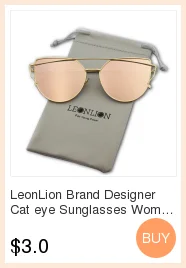 LeonLion, винтажные металлические кошачьи солнцезащитные очки, женские ретро классические очки, уличные очки, зеркальные очки для покупок, солнцезащитные очки UV400