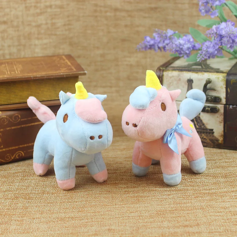 Kawaii Единорог Плюшевые игрушки Подвески Подвеска на рюкзак брелок чучело