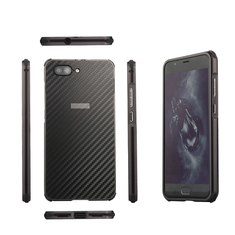 Case For Asus Zenfone 4 Max ZC520KL case fundas zc520kl Cover Carbon Fiber Metal 2 in 1 Shock Proof Hard kimTHmall | Мобильные