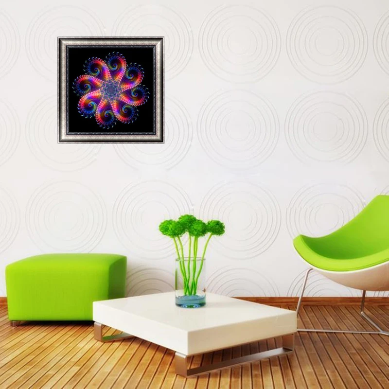 Diamond Painting Dream Flower Diy Bedroom Living Room Background Decorative Rhinestone Abstract Canvas Art Home Decor | Дом и сад