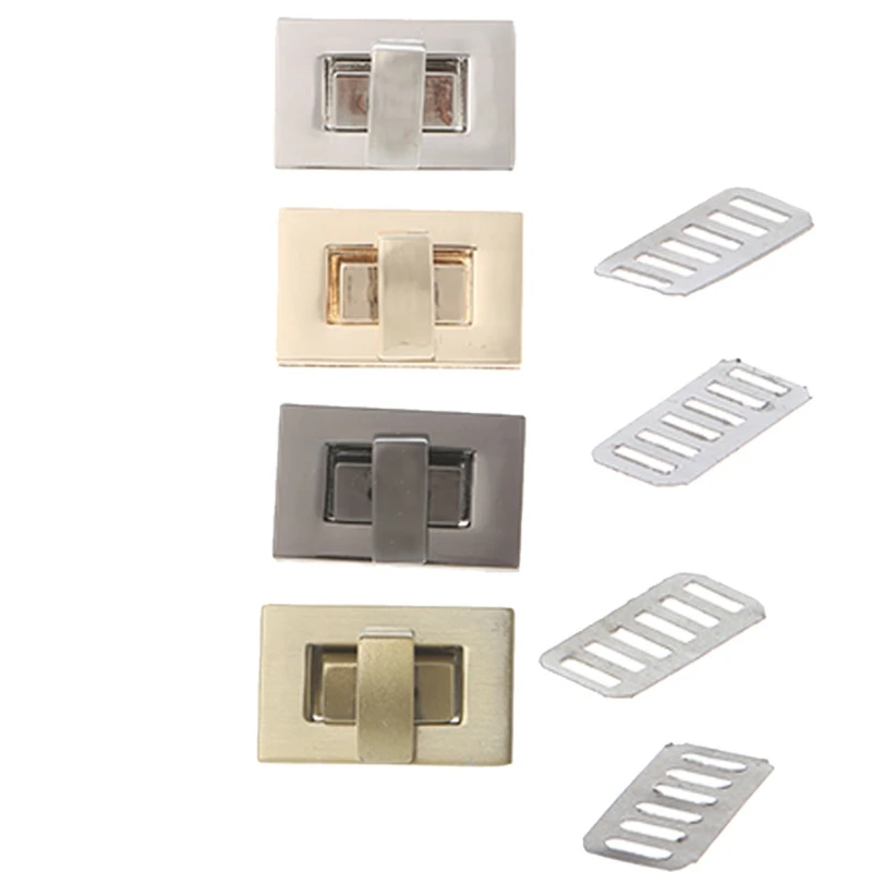 

Metal Rectangle Shape Clasp Turn Lock Twist Lock DIY Handbag Bag Purse Hardware