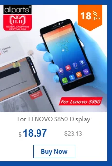 Дисплей для Lenovo S60 S60W S60T S60A LCD в сборе с тачскрином на рамке черный белый