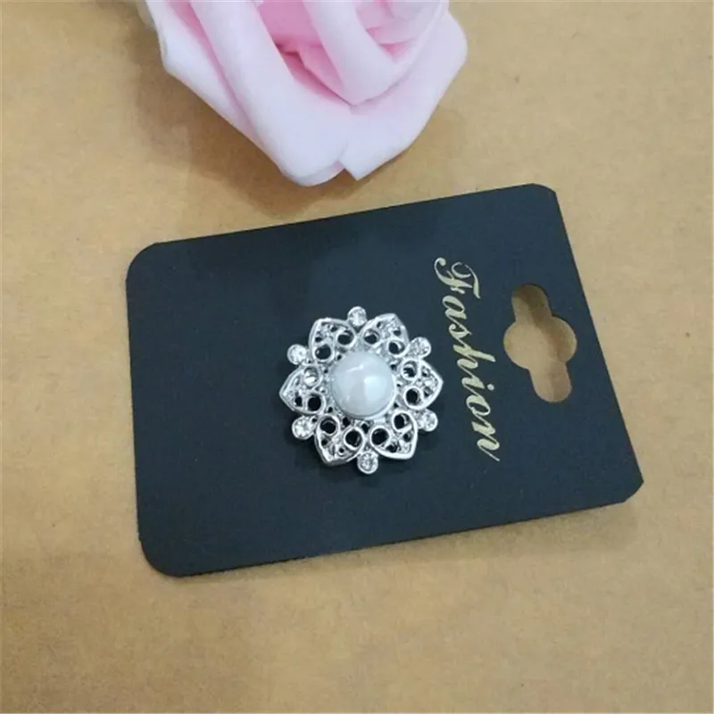 Женская Брошь Стразы из металлического сплава с жемчугом|Броши| |