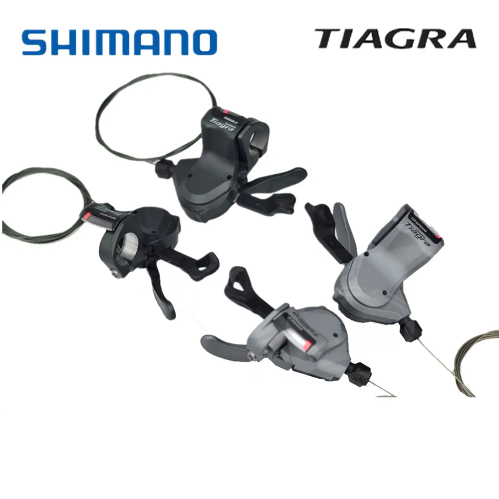 Ручки переключения Shimano Tiagra SL-4700 SL-4600 SL-R460 Flatbar 2x10 скоростей, левая / правая пара ручек переключения 4600 4700 R460 на руле.