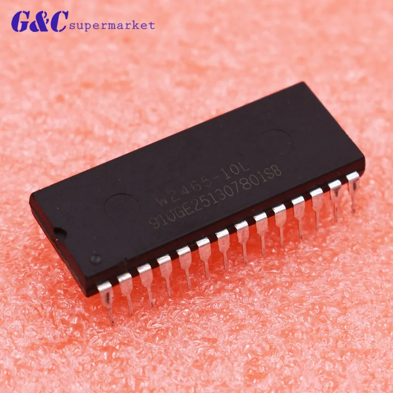 1/5 шт. W2465 10L DIP 28 8K X 8 CMOS статическая оперативная память IC WINBOND|Интегральные схемы| |