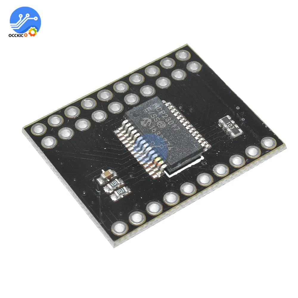 Модуль последовательного интерфейса IIC I2C MCP23017 SPI MCP23S17 двунаправленный 16 битный