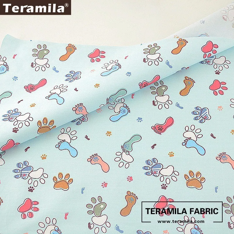 Хлопок teramila ткань мягкий плотный материал для стеганых изделий платье своими руками светло-зеленый дизайн саржевая ткань для вышивания кукол ремесла