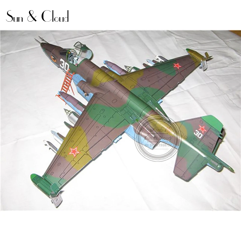 1:33 DIY 3D Belarus Sukhoi самолет боец бумажная модель сборка ручная работа игра