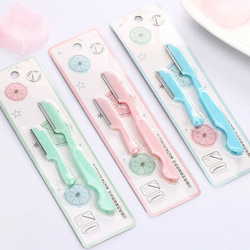 Профессиональная Бритва для женского макияжа удаление волос на лице и бровях