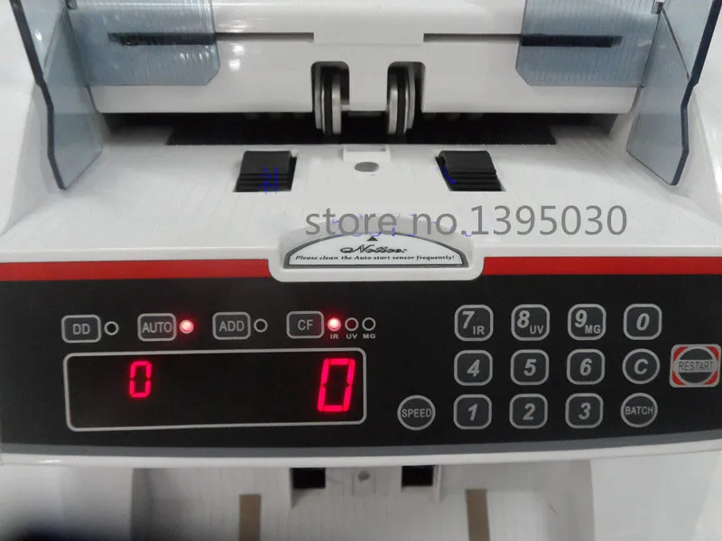 Вертикальный счетчик банкнот с фронтальной загрузкой ЕС + США юаней HK RS HL300