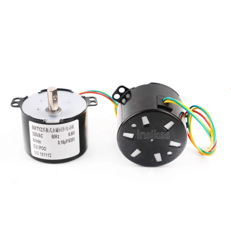50ktyz AC 220 V 6ВТ 1 об/мин 2,5 об/мин 5 об/мин 10 об/мин 15 20 30 40 об/мин 50 об/мин 60 оборотов в минуту 80 об/мин 100 об/мин 110 об/мин с постоянными магнитами