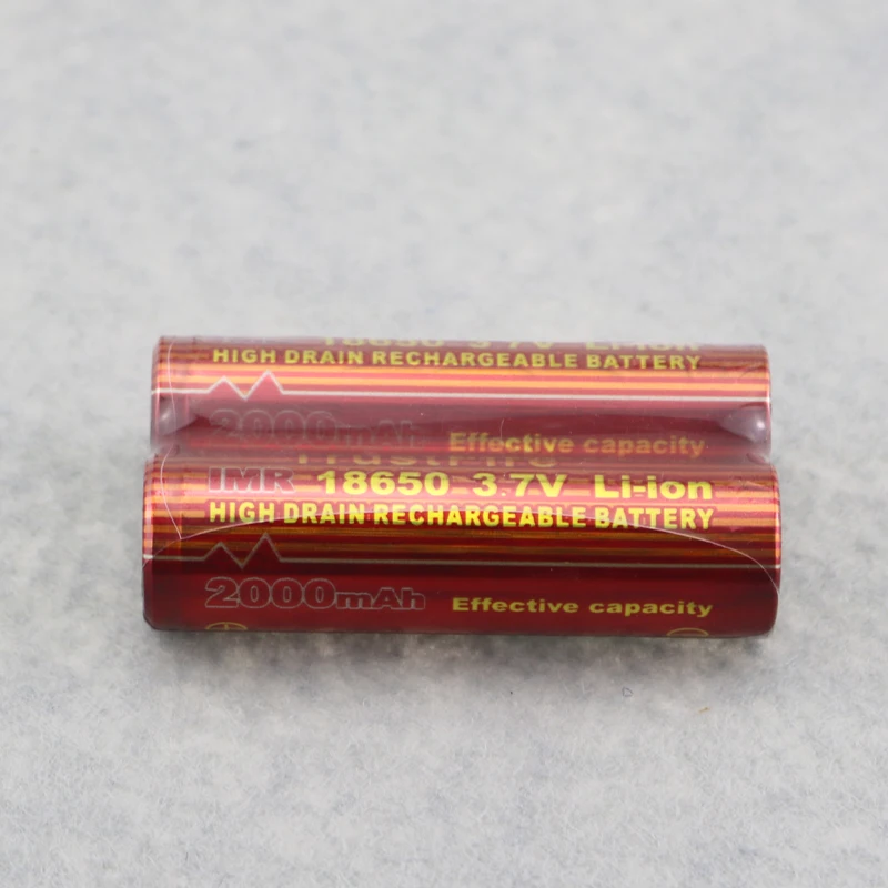 2 шт. оригинальный TrustFire IMR 18650 3 7 в 2000 мАч литий ионный аккумулятор с высокой