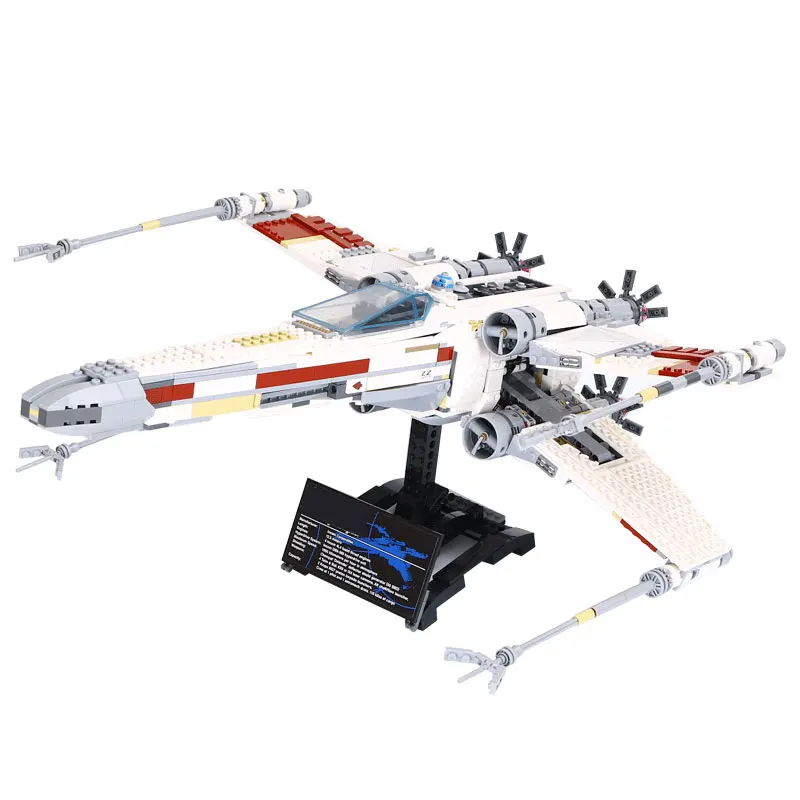 DHL 05039 Star Red Five X fighter крыло образование строительные блоки кирпичи военные игрушки совместимы с новыми 10240 подарки для мальчиков и девочек