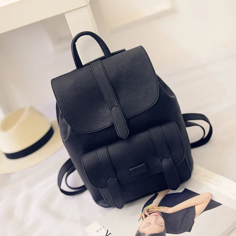 2018 Новый известный бренд рюкзак женские рюкзаки однотонные винтажные школьные