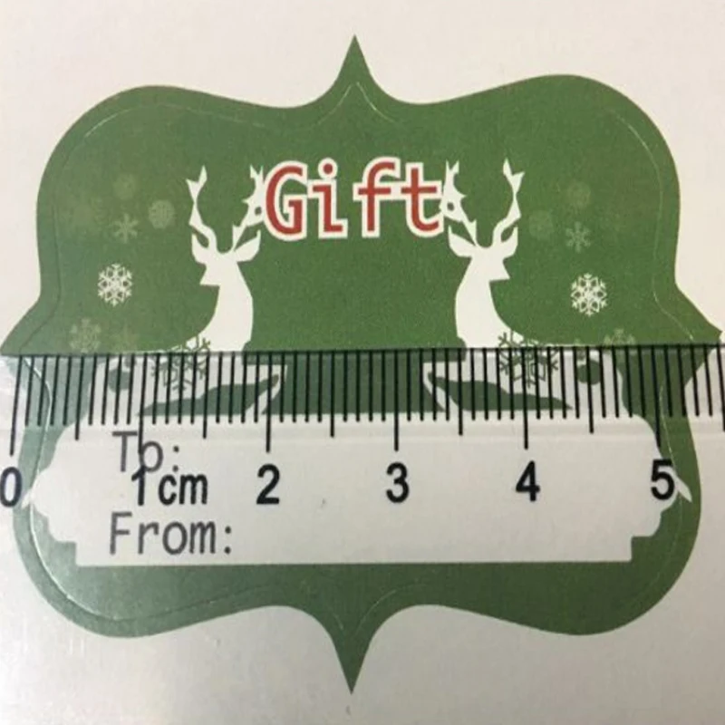 450 шт./лот Милая Рождественская елка Санта снеговик сделай сам подарок этикетка