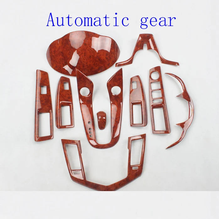 Automatic gear 11pcs Для Chevrolet Cruze 2009- ABS внутренняя накладка декоративный набор наклеек аксессуары для стайлинга автомобиля 1 комплект - Название цвета: Automatic gear 11pcs