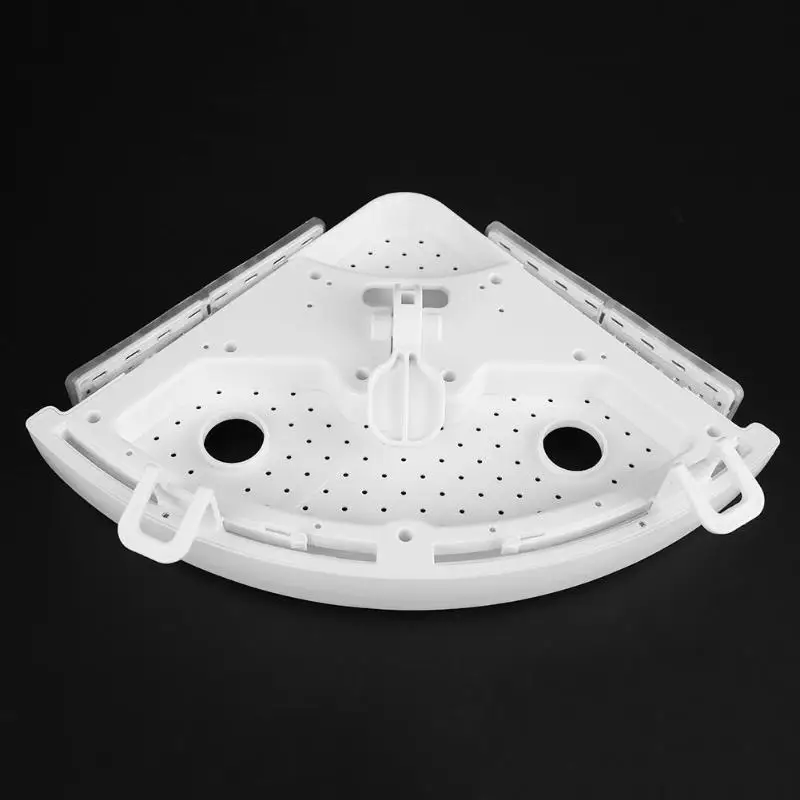 Настенная пластиковая угловая полка Qrganizer для ванной комнаты|Полки ванной| |