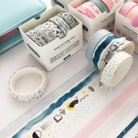 5pcspack colorful dream world washi tape diy scrapbooking sticker label masking tape school office supply